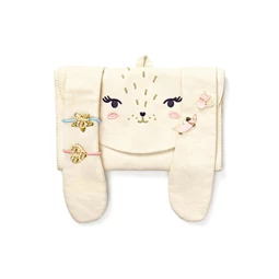 Adventi naptár töltelékkel - nyuszi szervező, mix 24x23,5 cm