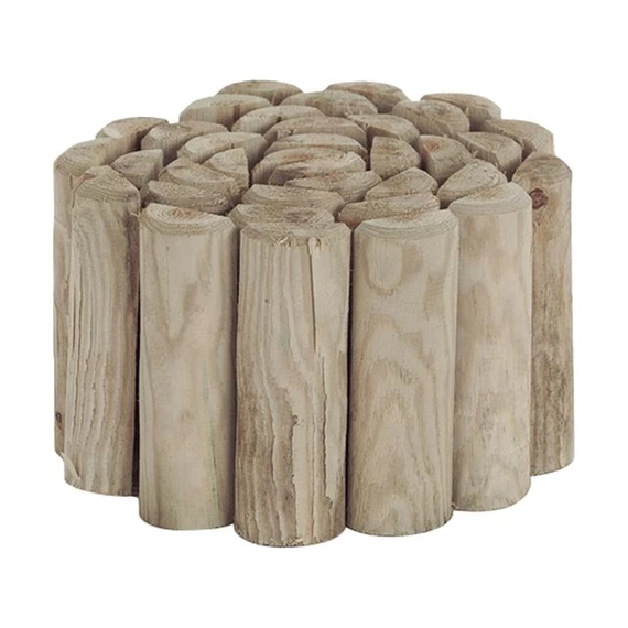 Ágyásszegély rönk jellegű 5x20 cm x 1,5 m