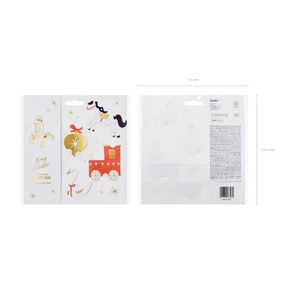 Ajándékkísérő vonat, ló, mix S/12