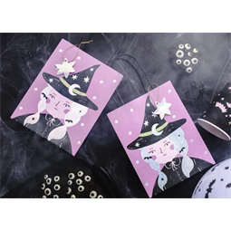 Ajándéktasak boszorkány, mix, 8x14x18 cm