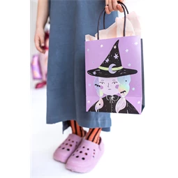 Ajándéktasak boszorkány, mix, 8x14x18 cm