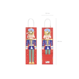 Ajándéktasak diótörő, vegyes, 11x36x10 cm