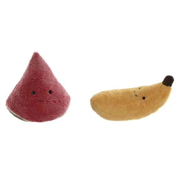 Ajtótámasz banán, dinnye 27x9x18 cm 2 féle