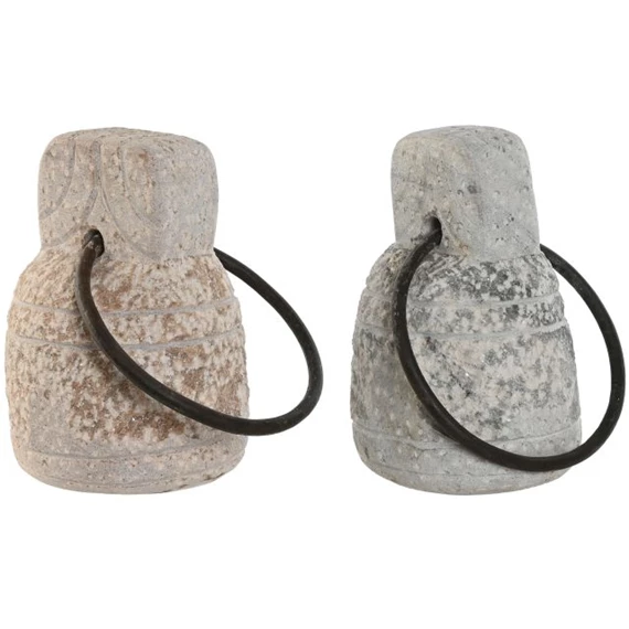 Ajtótámasz kopogtató 15x15x25 cm