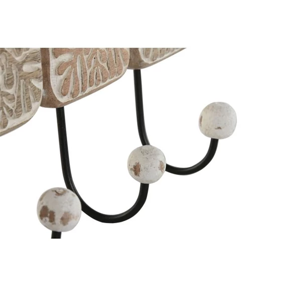 Akasztó falra 3D-s, virág mintás 41x7x17 cm