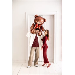 Álló fólia lufi maci 59x88 cm mix