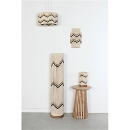 Állólámpa fonott 25x25x125 cm