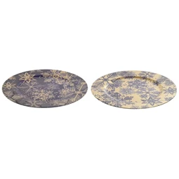 Asztali dekoráció tányér 33x33x2 cm 2 féle