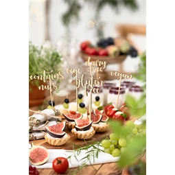 Asztali dísz feliratok 14,5-16 cm