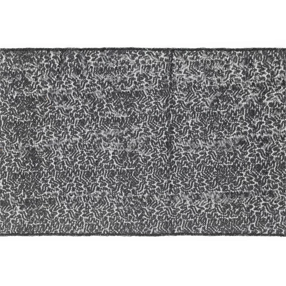 Asztali futó flitteres fekete 0,3 cm x 5 m