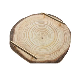 Asztali kínáló farönk 30x30x4 cm 2 féle