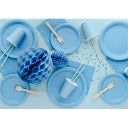 Asztalterítő 137x183 cm világoskék