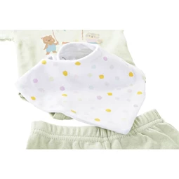 Baba szett 0-6 hónapos korig, ruha 25x1x25 cm 2 féle S/3