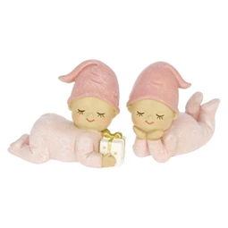 Baba ajándékkal fekvő 9x4x7 cm 2 féle