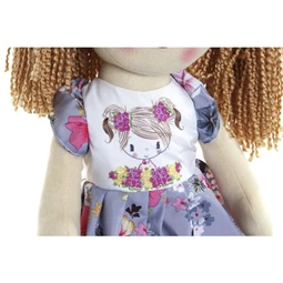 Baba virágos 23x15x50 cm 2 féle