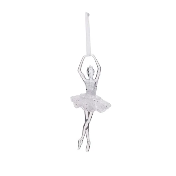 Balerina glitteres, akasztós 17x8x5 cm