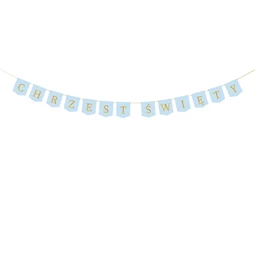 Banner Chrzest Święty 2 m világoskék