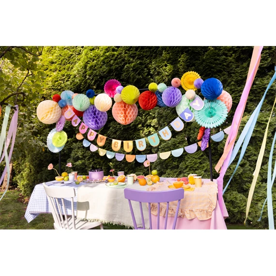 Banner happy birthday mix 163x12 cm