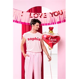 Banner szeretlek 150x30 cm mix