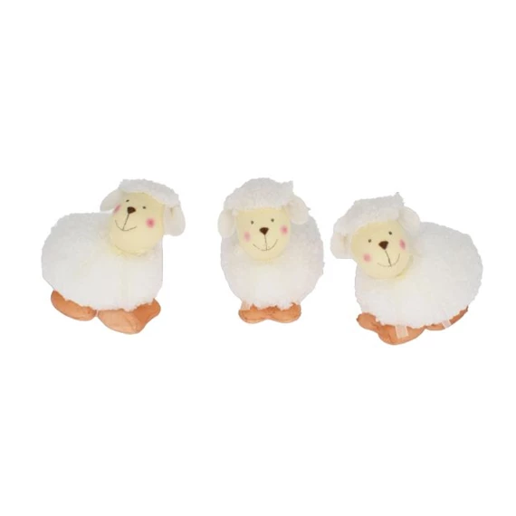 Bárány masnival 9 cm 3 féle