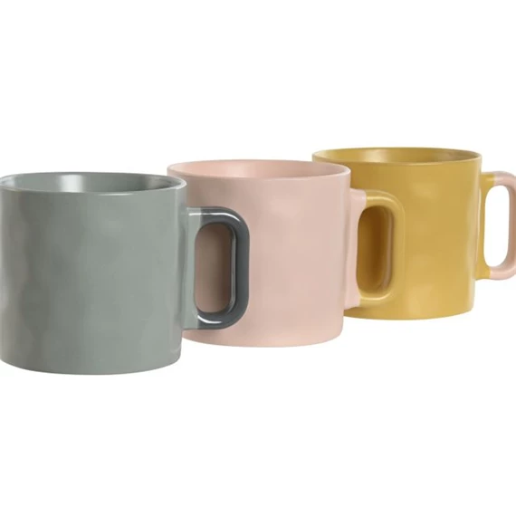 Bögre 400 ml 13x10x9 cm 3 féle