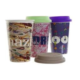 Bögre feliratos 9,7x9,7x14 cm 400 ml 3 féle