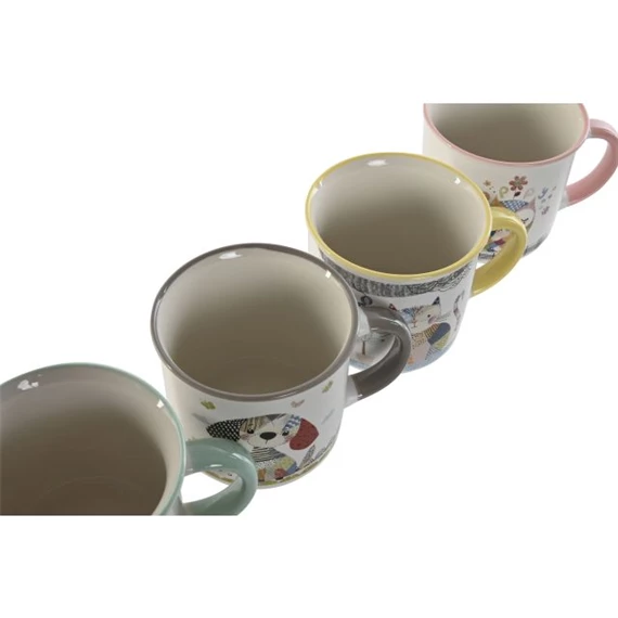 Bögre 12,5x9,5x9 cm 4 féle