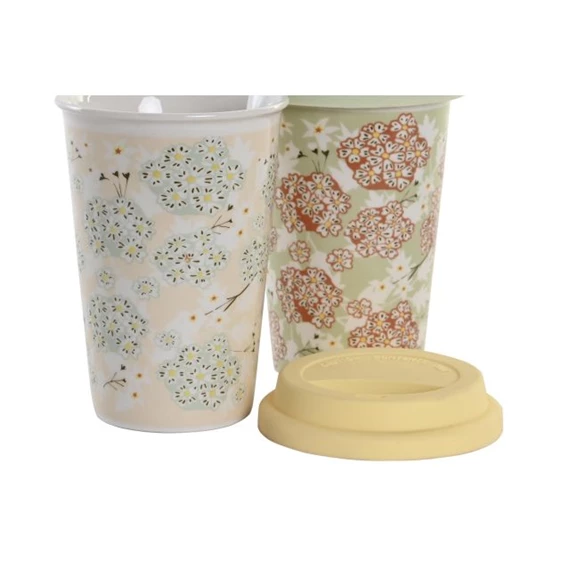 Bögre 10x10x14 cm 400 ml 2 féle