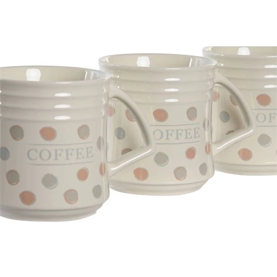 Bögre szett 12x8,5x9,5 cm S/4 300 ml