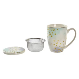 Bögre teás 12x9x11 cm 380 ml 2 féle