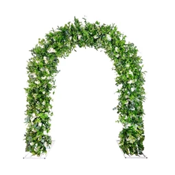 Boldogságkapu selyemvirággal 260x200 cm