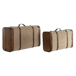 Bőrönd szett 60x37x24 cm S/2