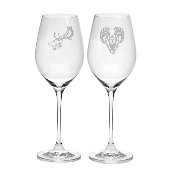 Boros pohár Swarovski kristállyal 360 ml 22,5x8 cm S/2