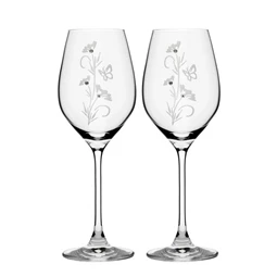 Boros pohár Swarovski kristállyal 470 ml 24x9,3 cm S/2