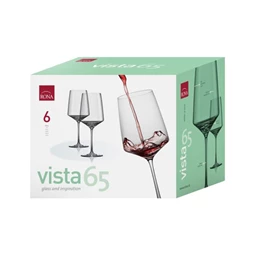 Boros pohár VISTA 650 ml 9,4x24 cm S/6