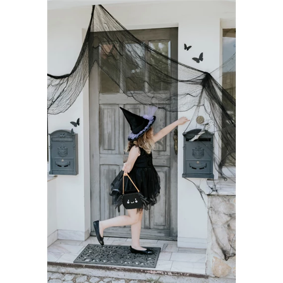 Boszorkány kalap 29 cm magas, 35 cm átmérőjű