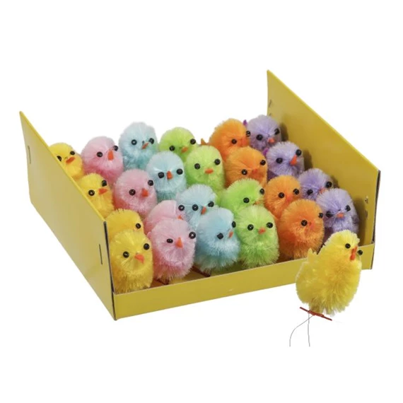 Csibe zsenília, betűzős 3 cm S/24