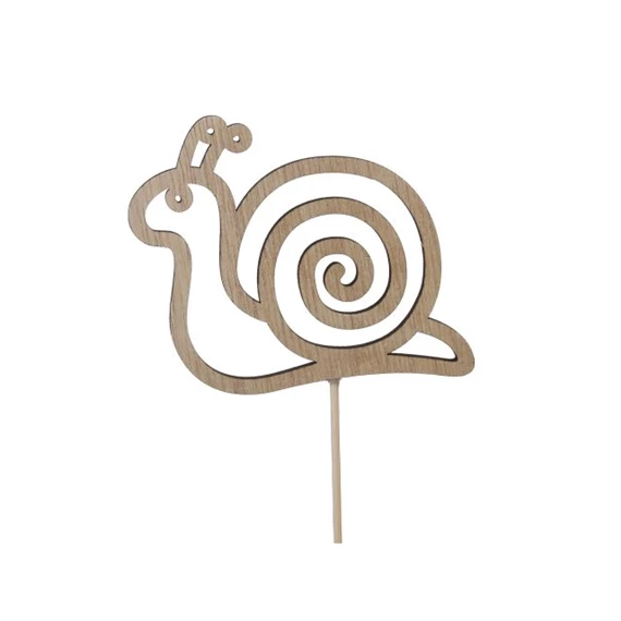 Csiga betűzős 10x8 cm S/6