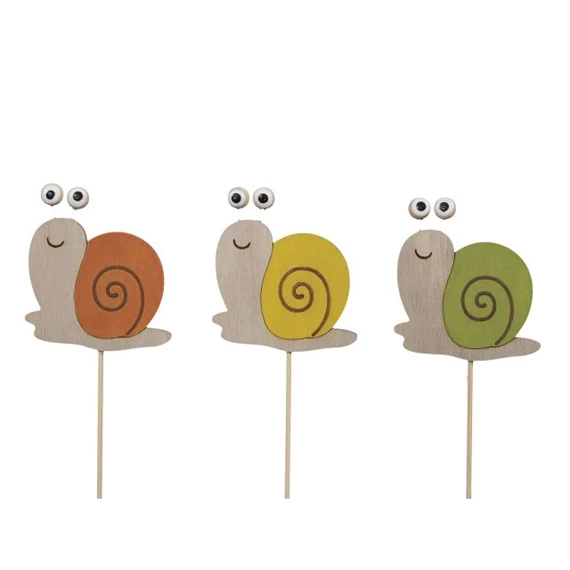 Csiga betűzős 7,5x7 cm S/6