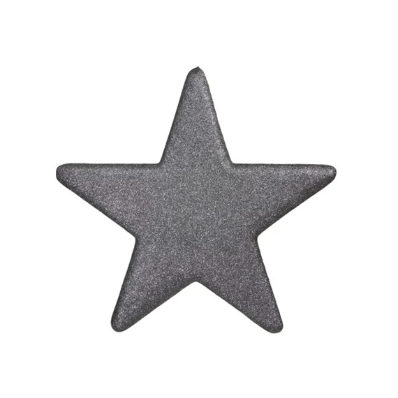 Csillag glitteres 25x25 cm