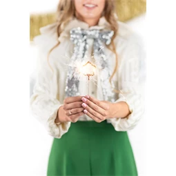 Csillagszóró csillag alakú arany 16,5 cm S/2