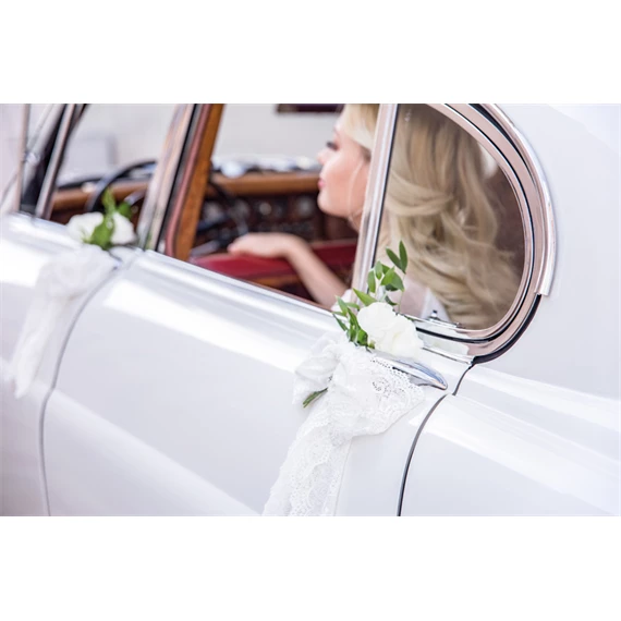 Csipke törtfehér 0,15 x 9 m