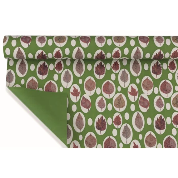 Csomagoló fólia falevél mintával 1x25 m