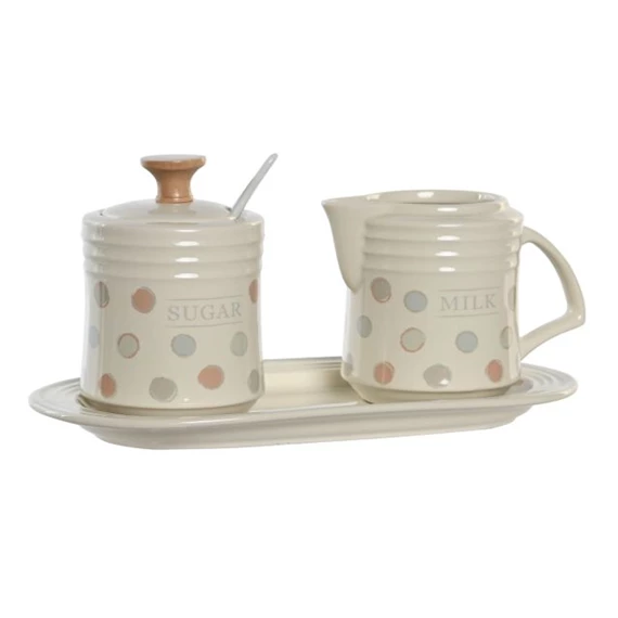 Cukor-, tejtartó szett 24x12,5x2 cm S/3