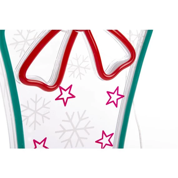 Dekoráció LED-es ajándék 22x1,5x28 cm