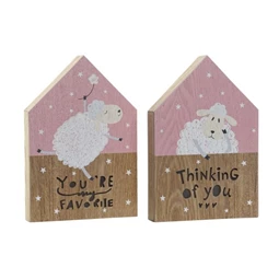 Dekoráció LED-es bárány 17x3,5x25 cm 2 féle