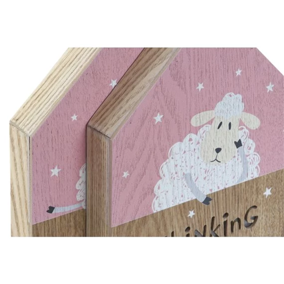 Dekoráció LED-es bárány 17x3,5x25 cm 2 féle