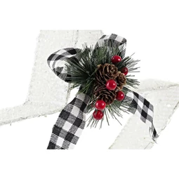 Dekoráció LED-es csillag 40x5x40 cm