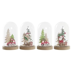 Dekoráció LED-es 11x11x19 cm 4 féle