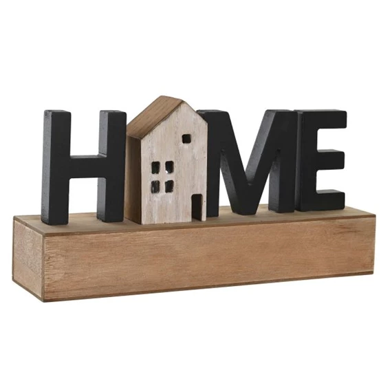 Dekoráció LED-es "Home felirat 34x8x17 cm